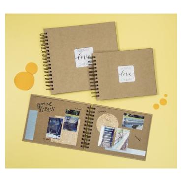 Hama Craft fotoalbum og arkbeskyttelse Brun 40 ark 10 x 15 Spiral indbinding