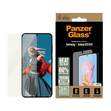 PanzerGlass ® All-in-One Skærmbeskyttelse Samsung Galaxy S25 | S24 | Ultra Wide Fit