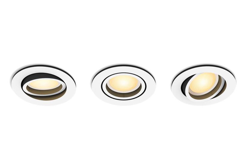 White Ambiance Milliskin Einbauspot 3er-Pack (weiß)