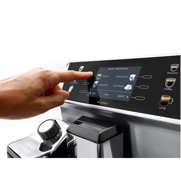 De'Longhi PrimaDonna Class ECAM 550.85.MS - automatisk kaffekokare med cappuccinatore - 19 bar - metall/svart