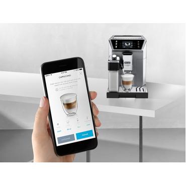 De'Longhi PrimaDonna Class ECAM 550.85.MS - automatisk kaffekokare med cappuccinatore - 19 bar - metall/svart