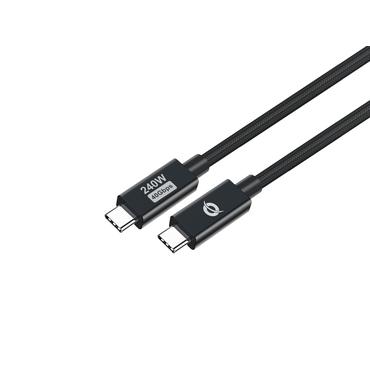 Conceptronic ETTA04B20 USB-kabel USB4 Gen 3x2 2 m USB C Sort