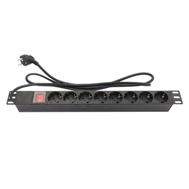Good Connections Strömfordelare - 8 AC-utgångar - 1.8 m - CEE7/3 coupler - 16 A - 50 mm