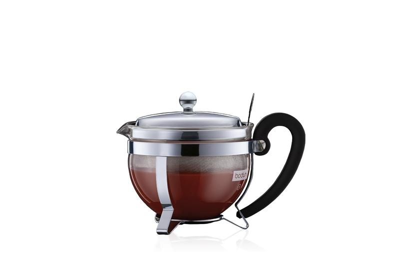 Bodum CHAMBORD temaskine 0,5 L Sort, Rustfrit stål, Transparent