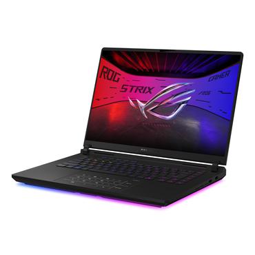 ASUS ROG Strix SCAR 16 G635LW-RW024W Intel Core Ultra 9 275HX Laptop 40,6 cm (16") Berøringsskærm WQXGA 32 GB DDR5-SDRAM 1 TB SSD NVIDIA GeForce RTX 5080 Wi-Fi 7 (802.11be) Windows 11 Home Tysk Sort