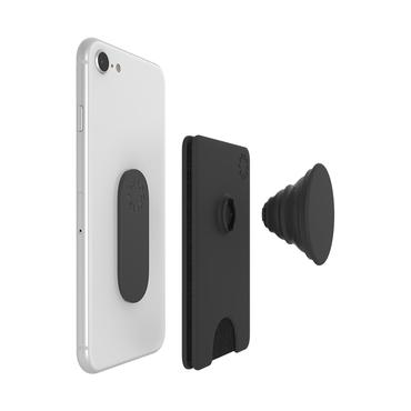 PopSockets PopWallet+ - pl&aring;nbok f&ouml;r 3 kreditkort eller 6 visitkort.