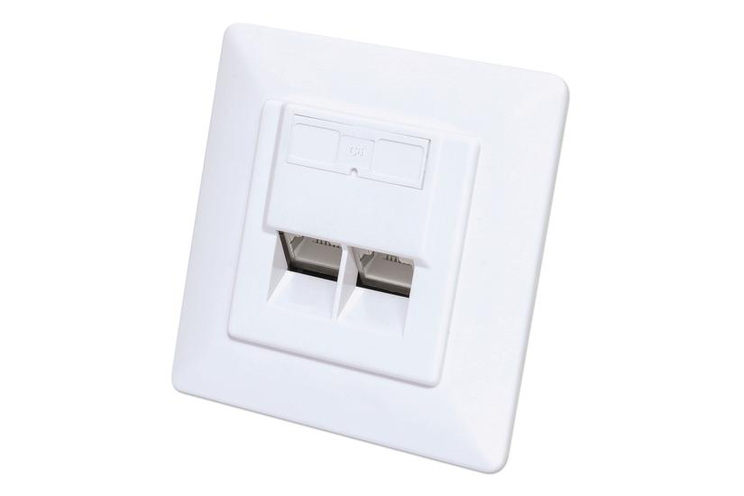 Intellinet 771900 stikkontakt 2 x RJ-45 Hvid
