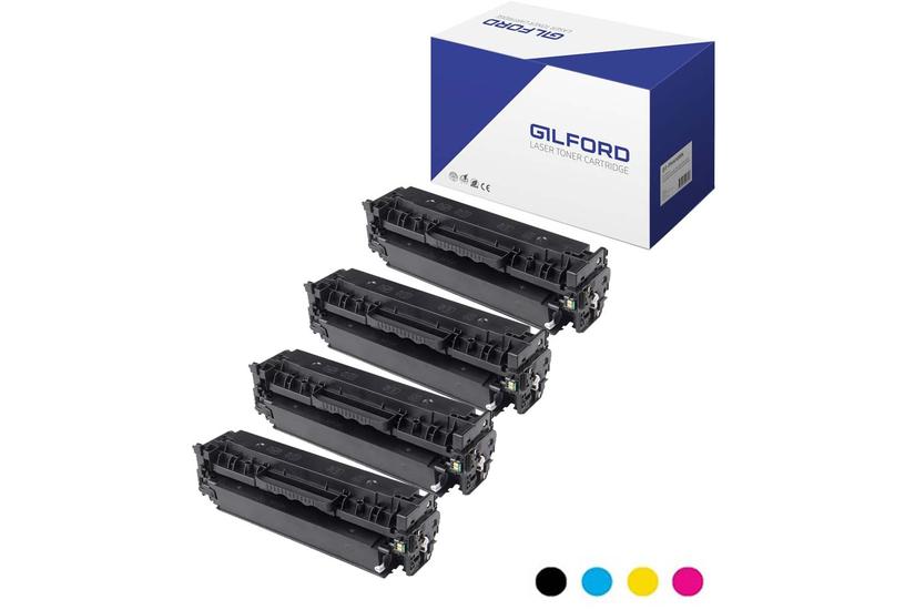 Gilford DT-PH412# tonerpatron 1 stk Kompatibel Sort, Blå, Magenta, Gul