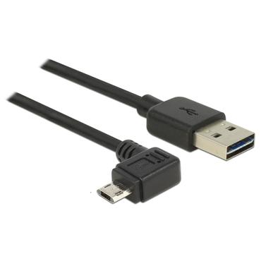 Delock EASY-USB - USB-kabel - mikro-USB typ B till USB - 1 m