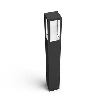 Philips Hue Impress Pedestallys 230V Høj - Farve LED - Outdoor - Sort