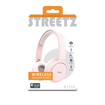 BT210 Bluetooth headphones, mic, foldable, white