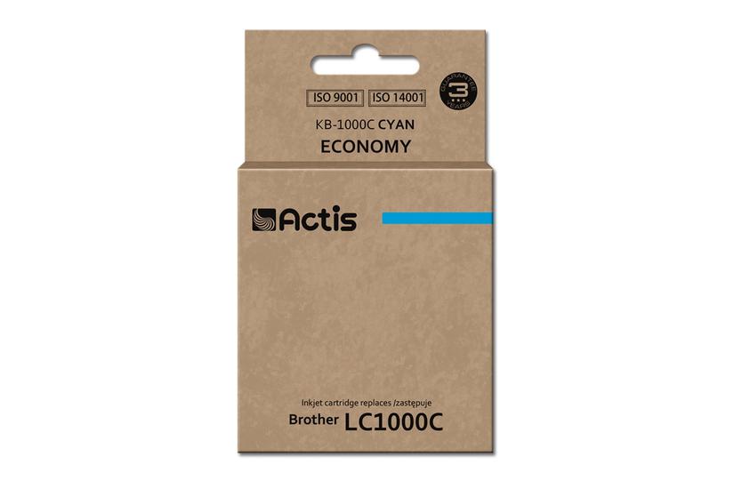 Actis KB-1000C bl&aelig;k (erstatning Brother LC1000C/LC970C; Standard; 36 ml; bl&aring;)