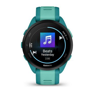 Garmin Forerunner 165 Music 3,05 cm (1.2") AMOLED 43 mm Digital 390 x 390 pixel Berøringsskærm Turkis GPS (satellit)