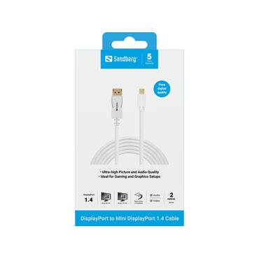 Sandberg - DisplayPort-kabel - DisplayPort till Mini DisplayPort - 2 m