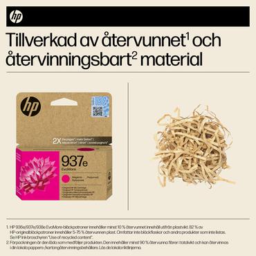 HP Original 937e EvoMore-blækpatron, magenta