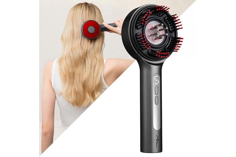 Media Tech Massageapparat - Scalp massage - black-red - 280 g - 85 mm - 210 mm - 51 mm