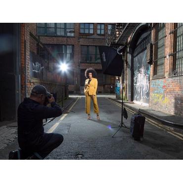 Manfrotto Nano Plus Stand kamerastativ Belysningssystem 3 ben Sort