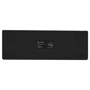 Savio BLACKOUT X2 BLUE tastatur Spil USB QWERTY US International Sort