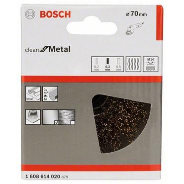 Bosch tr&aring;dkoppborste - f&ouml;r metall, icke-j&auml;rnhaltig metall