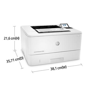 HP LaserJet Enterprise M406dn Sort og hvid Printer, Kun ethernet; Dupleks