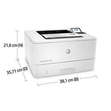 HP LaserJet Enterprise M406dn Sort og hvid Printer, Kun ethernet; Dupleks