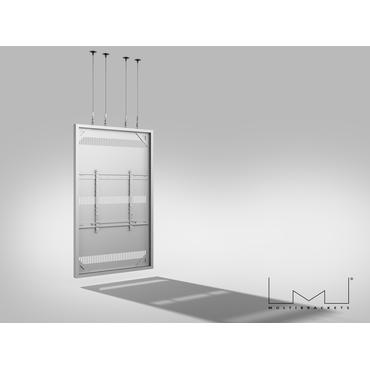 Multibrackets M Pro Series h&ouml;lje - stor - f&ouml;r LCD-display - vajer - vit