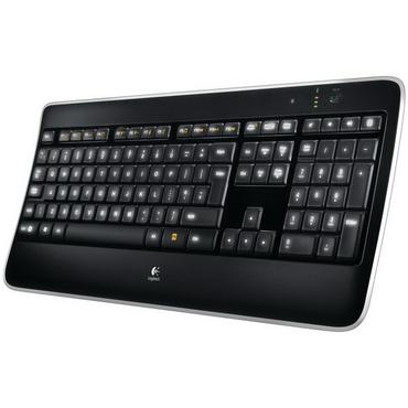Logitech Wireless Illuminated Keyboard K800 - tastatur - schweizisk