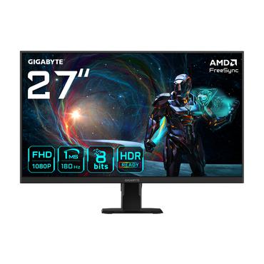Gigabyte GS27FC sk&auml;rm - Kant-LED - 27" - AMD FreeSync Premium - SS IPS - 1ms - Full HD 1920x1080 vid 180Hz