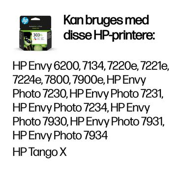 HP 303XL - Højtydende - farve (cyan, magenta, gul) - original - blækpatron