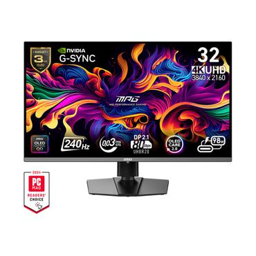 31,5(80cm)TFT MSI MPG 322URXDE QD-OLED Flat 240Hz Black