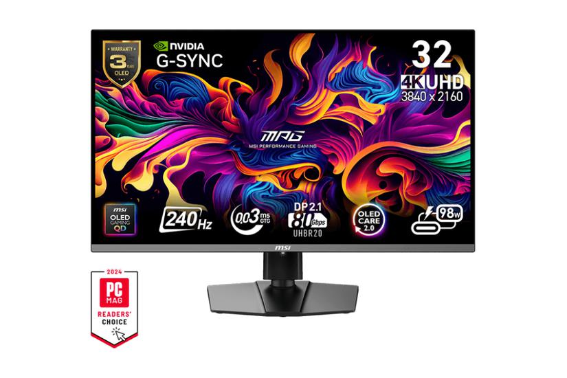 31,5(80cm)TFT MSI MPG 322URXDE QD-OLED Flat 240Hz Black
