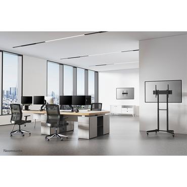 Neomounts FL50-540BL1 vogn med hjul - for fladt panel - sort