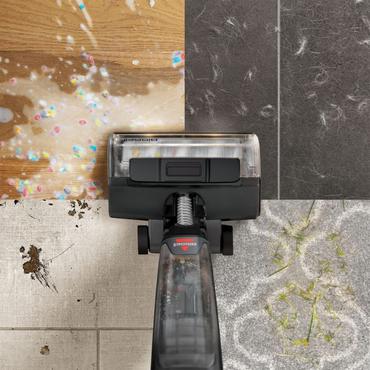 Bissell CrossWave OmniForce EdgeFind Pro St&aring;ende vakuum Batteri T&oslash;r&v&aring;d Posel&oslash;s Sort, Lilla