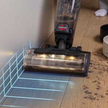 Bissell CrossWave OmniForce EdgeFind Pro St&aring;ende vakuum Batteri T&oslash;r&v&aring;d Posel&oslash;s Sort, Lilla