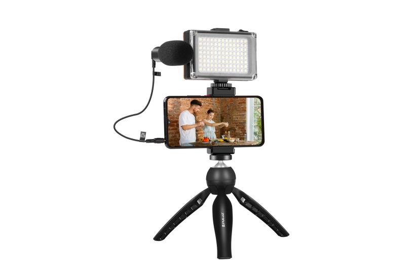 Puluz Stativ - högkvalitativt gummiskydd och plastkropp