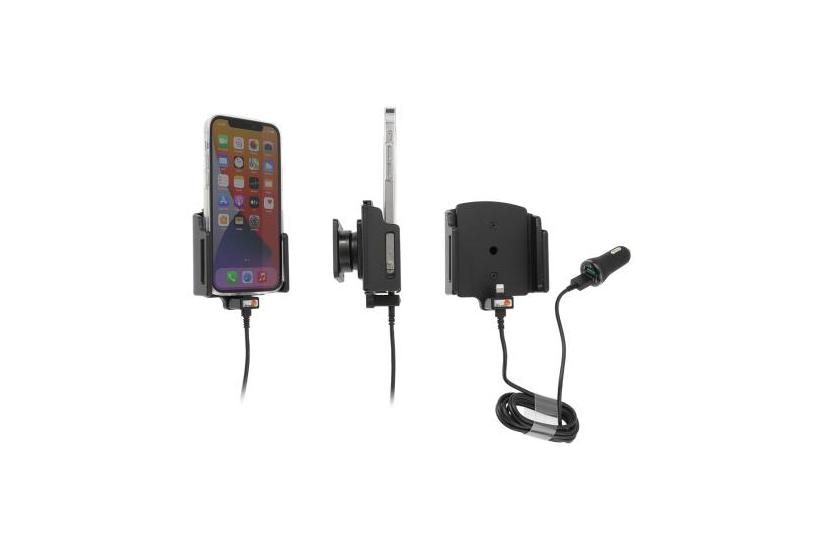 Brodit bilopladningsholder - med USB-kabel og cig-stikadapter + bilstrømsadapter - Lightning