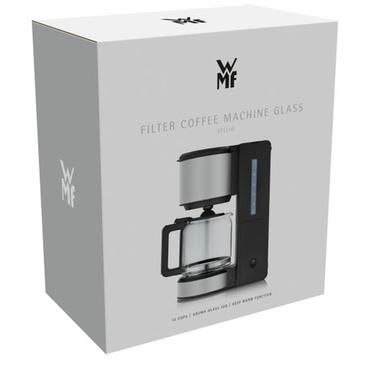WMF 412150001 Stelio Kaffeemaschine Glas Paper Grey