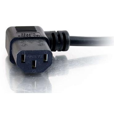 C2G 1m 18 AWG UK 90° Power Cord (IEC320C13R to BS 1363) - strömkabel - power IEC 60320 C13 till BS 1363 - 1 m