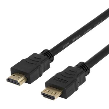 DELTACO HDMI-kabel med Ethernet