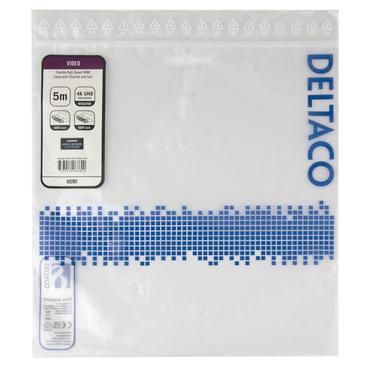 DELTACO HDMI-kabel med Ethernet