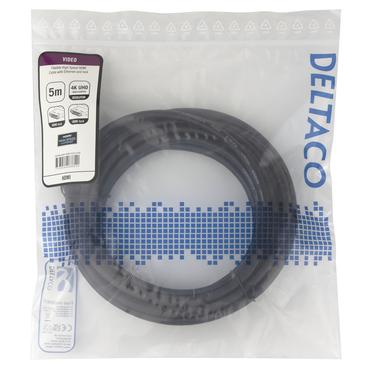 DELTACO HDMI-kabel med Ethernet