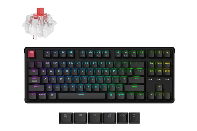 Keychron C3 Pro 8K keyboard Universal USB QWERTY English Black