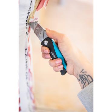 HAZET 2157-1 lommekniv Sort, Bl&aring;