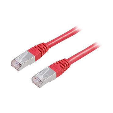 DELTACO patch-kabel - 1 m - röd