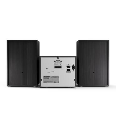 Sharp XL-B517D Home audio micro system 45 W Sort