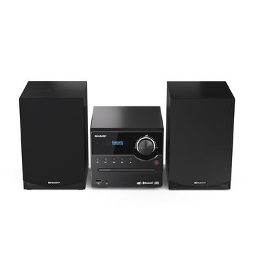 Sharp XL-B517D Home audio micro system 45 W Sort