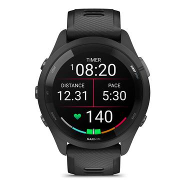 Garmin Forerunner 265 3,3 cm (1.3") AMOLED 46 mm Digital 416 x 416 pixel Berøringsskærm Sort Wi-Fi GPS (satellit)