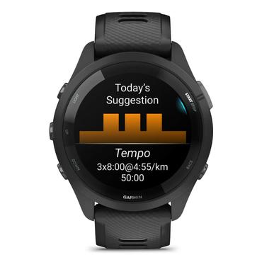 Garmin Forerunner 265 3,3 cm (1.3") AMOLED 46 mm Digital 416 x 416 pixel Berøringsskærm Sort Wi-Fi GPS (satellit)