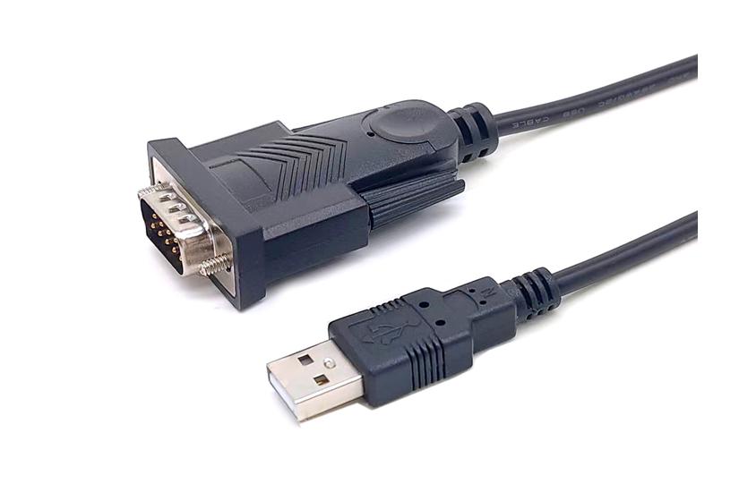 Equip 133391 serielkabel Sort 1,5 m USB Type-A DB-9