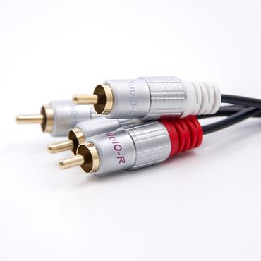 Qoltec audiokabel - 2 m